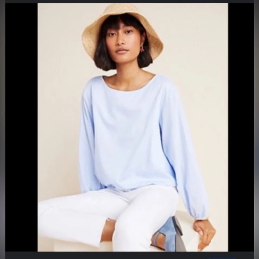 Maeve by Antrophologie Long‎ Sleeve Blouse Small